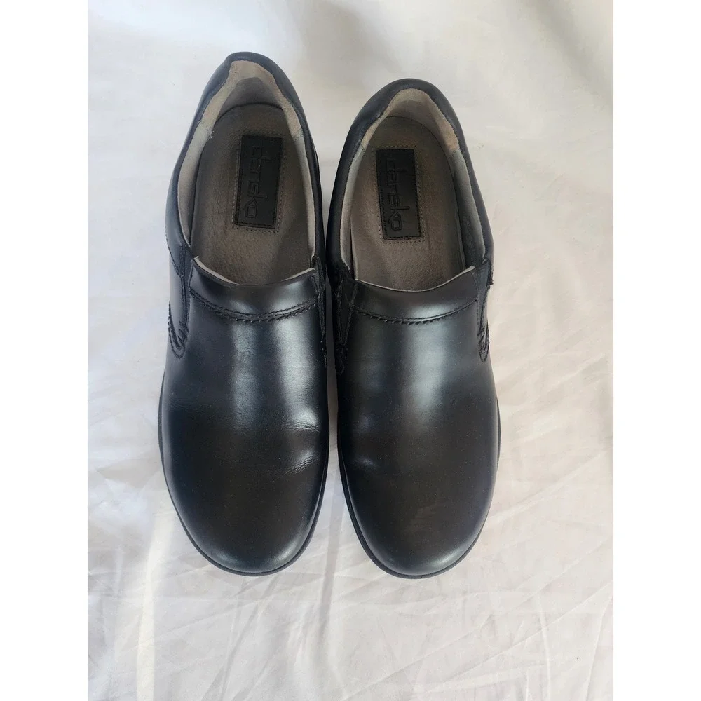 Dansko XP 2.0 Black Leather Professional Clogs Mens Size 47 Slip Resistant Work